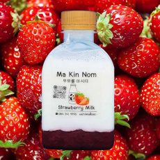 นมสดสตรอเบอรี่